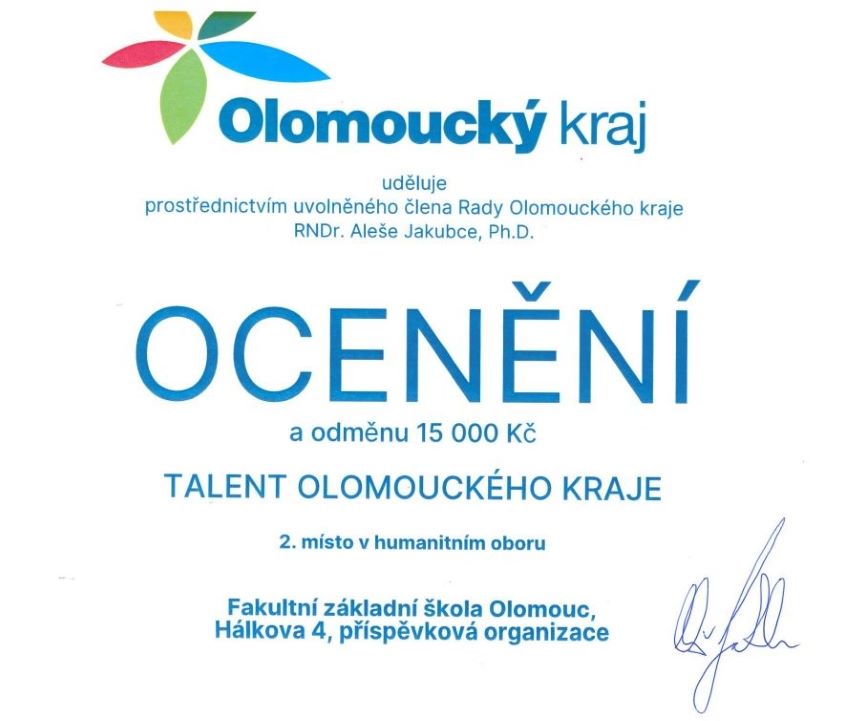 Talent Olomouckého kraje